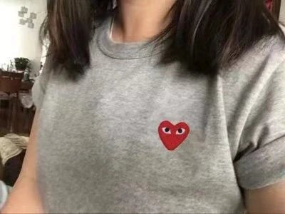 Grey + Red Heart