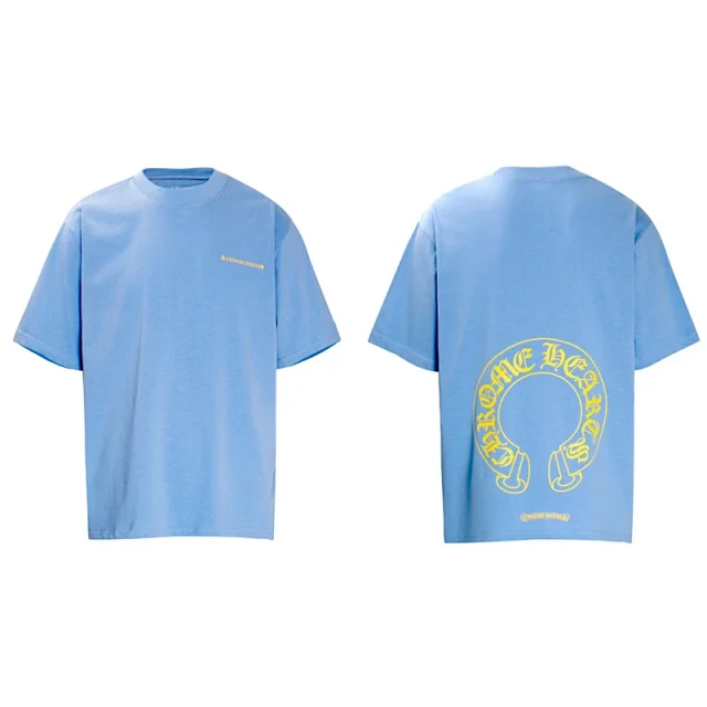 Chrome Hearts T-Shirts Short-Sleeve T-Shirt with Cross Graphic Print product detail image 19