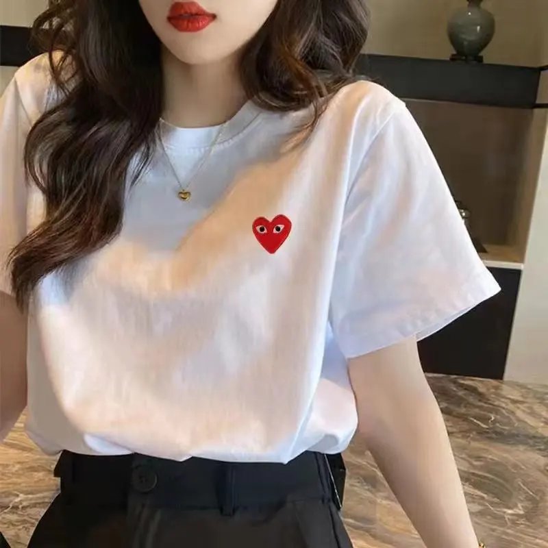 White + Red Heart