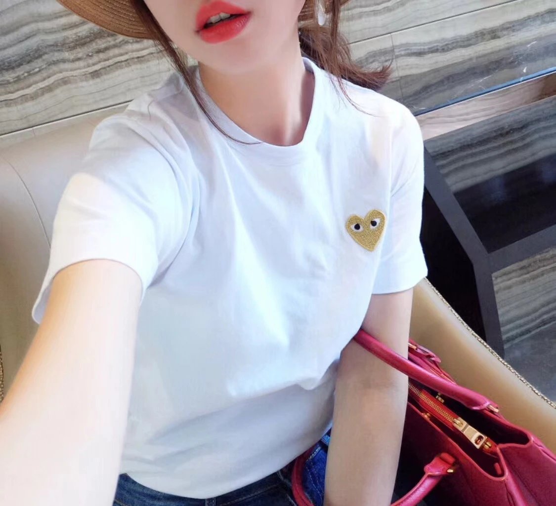 White + Gold Heart