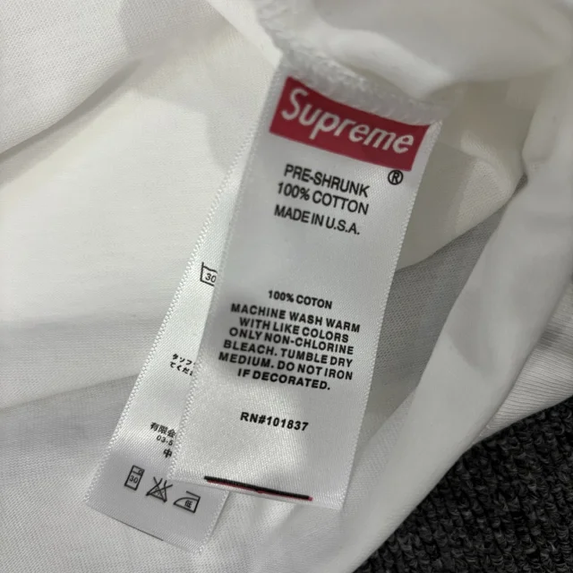 Supreme T-Shirts Logo Print Short-Sleeve T-Shirt product detail image 8