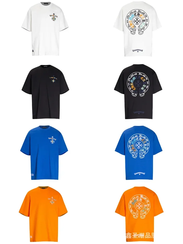 Chrome Hearts T-Shirts Short-Sleeve T-Shirt with Cross Graphic Print product detail image 30