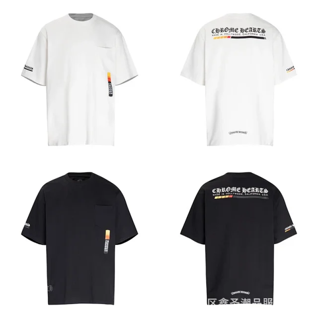 Chrome Hearts T-Shirts Short-Sleeve T-Shirt with Cross Graphic Print product detail image 38
