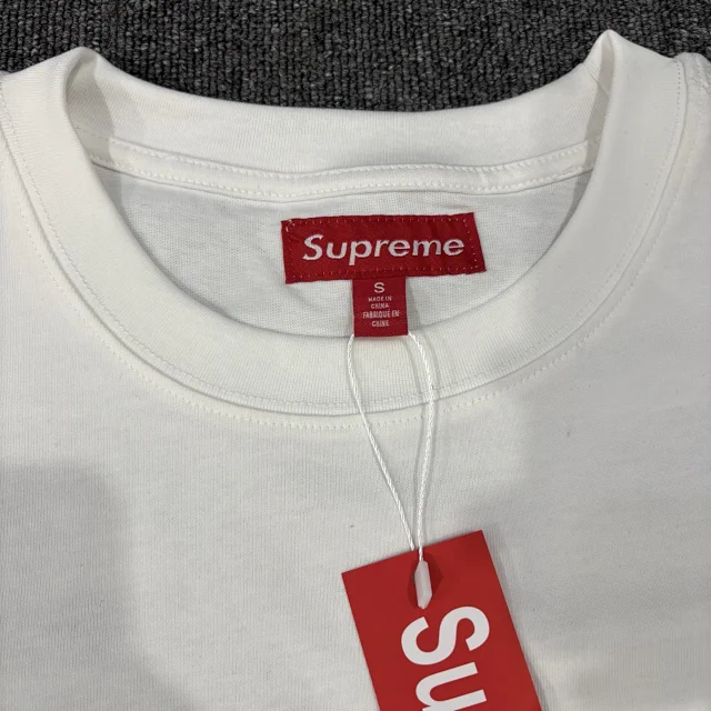 Supreme T-Shirts Logo Print Short-Sleeve T-Shirt product detail image 7
