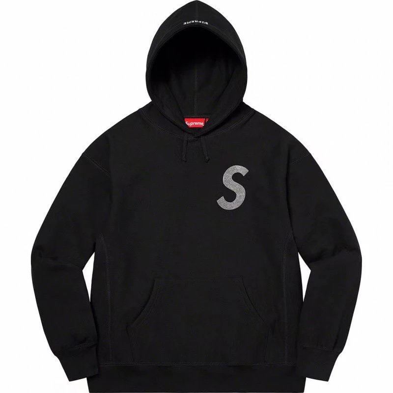 E538 Supreme 21SS Swarovski S Logo Crystal_4