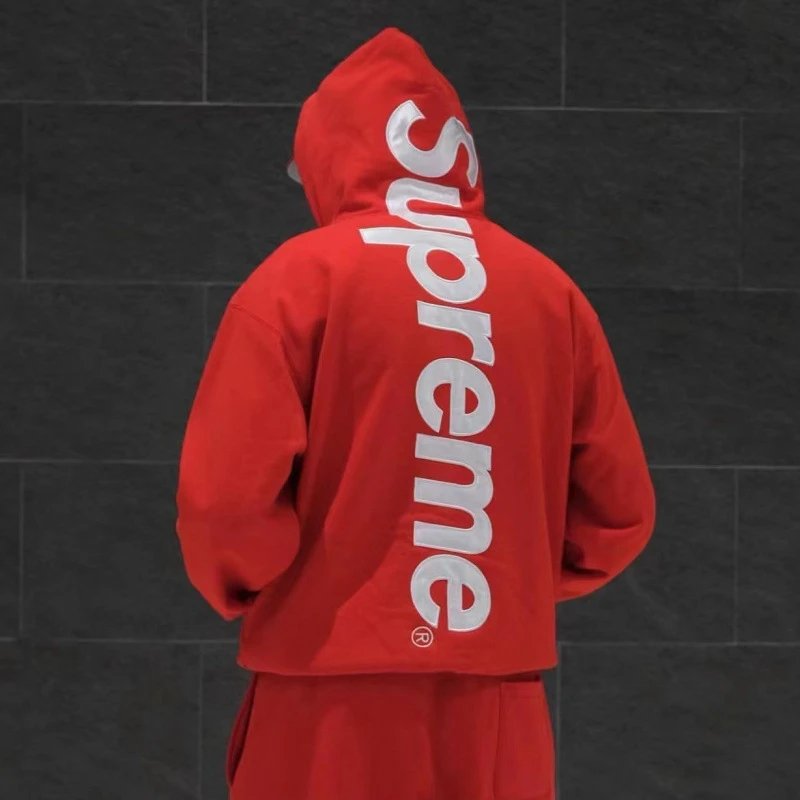Supreme Velvet Full Series Hoodie Hoodie Cashew Flower BOX Classic Collaboration 19FW23FW24FW