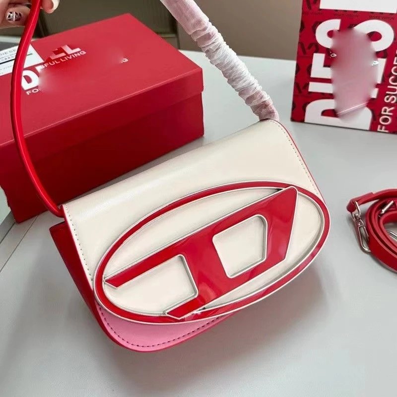 Diesel Shoulder Bags 1DR oval-logo bag image 2