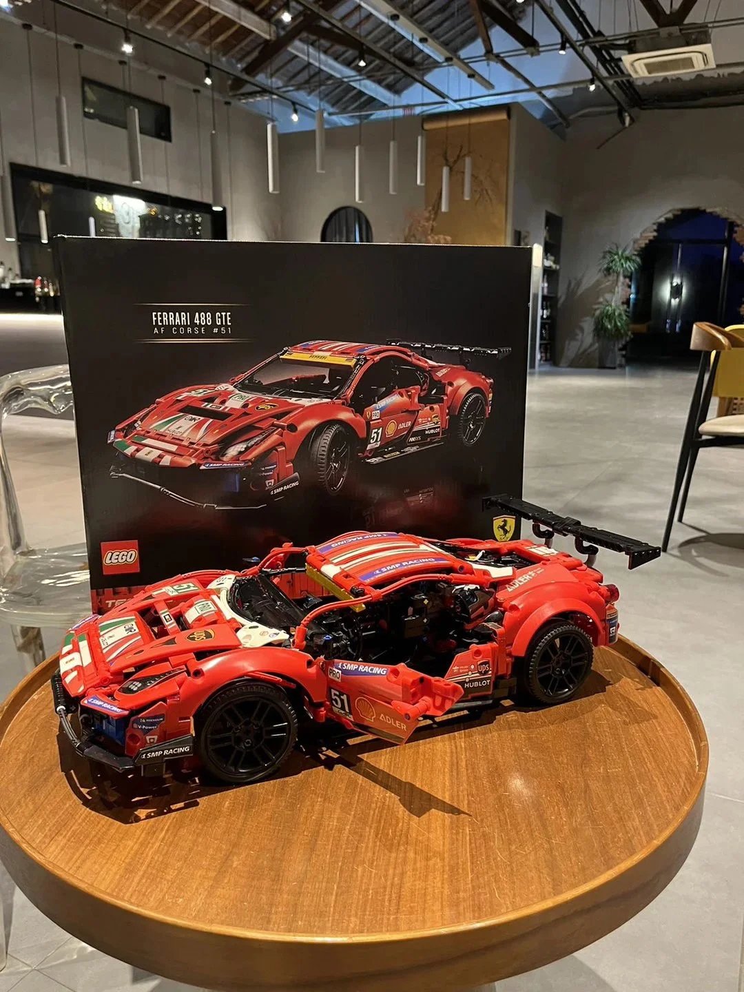 LEGO Ferrari 488, Porsche 911, BMW 1000RR Motorcycle, Mercedes AMG F1 Racing Car - Collector's Toy Building Blocks, Original Box with Logo, Children's Day Gift