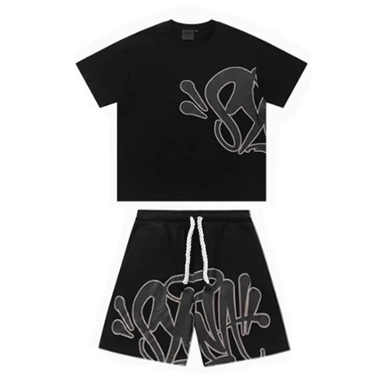 Black Short Sleeve Set