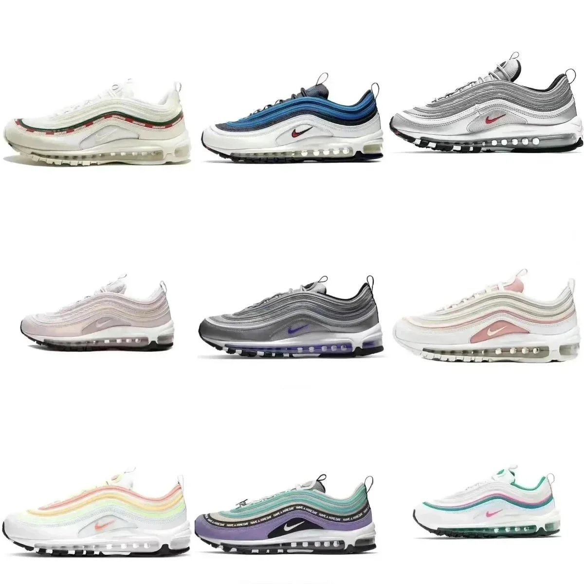 Luminous running cushion couple shoes