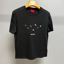 thumbnail for 【9/10】hug0b00s2026NewShortSleeveT-shirtwithroundneck.lay
