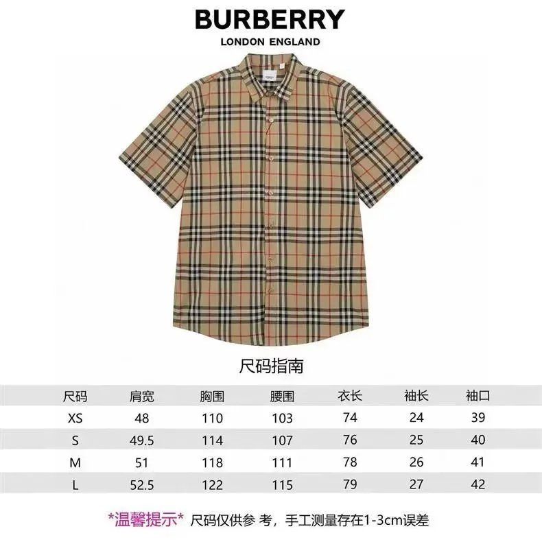 Burberry Classic Check Shirt Navy Red Gray - 2