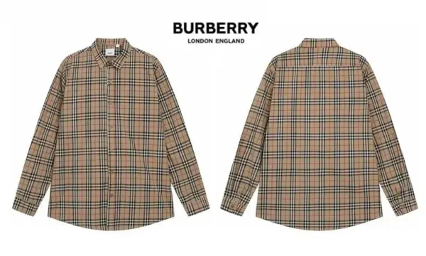 Burberry Classic Check Shirt Navy Red Gray - 10