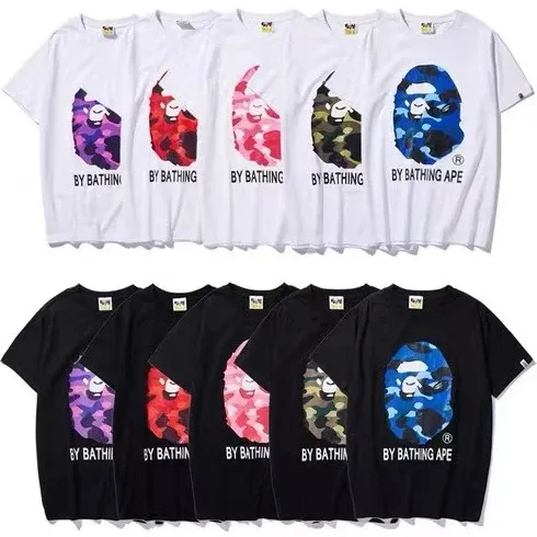 A Bathing Ape Classic Ape Head Beige T-Shirt - 6