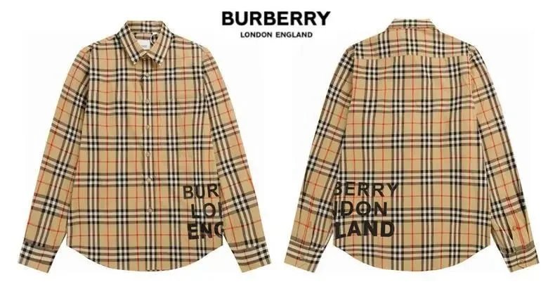 Burberry Classic Check Shirt Navy Red Gray - 7