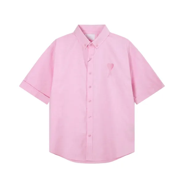 Comme des Garçons Play Heart Balloon Short-Sleeve Shirt Pink - 1