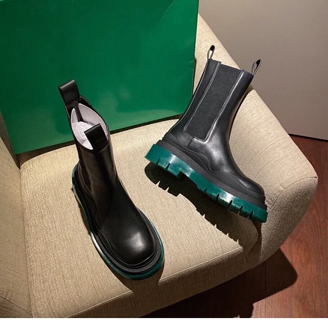 Bottega Veneta Boots Mid-Calf Chelsea Lug Sole product detail image 1