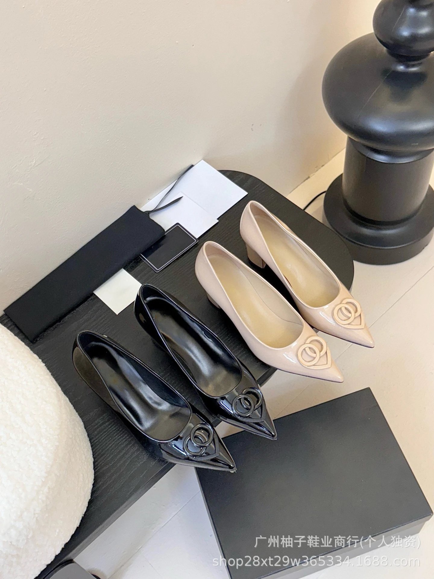 Gucci Horsebit Loafer-Style Slingbacks Black Patent Leather Heels - 7