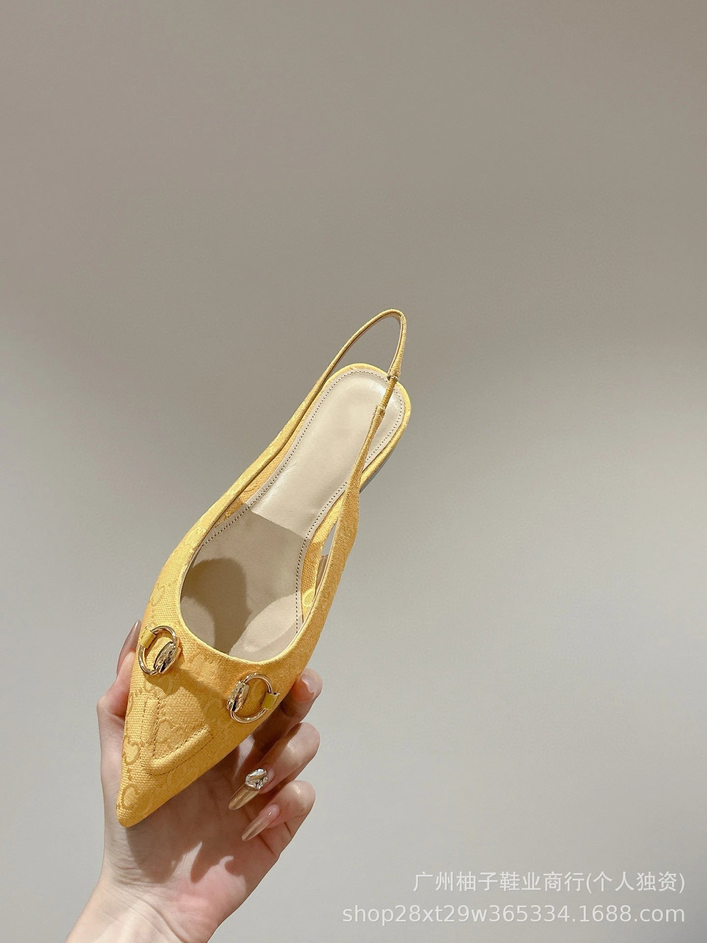 Gucci Horsebit Loafer-Style Slingback Black Heels - 4
