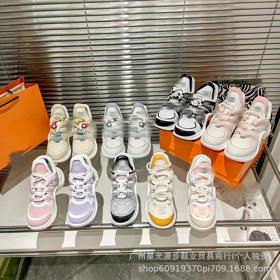 Off-White x Nike The Ten Air Presto Purple White Chunky Sneakers - 3