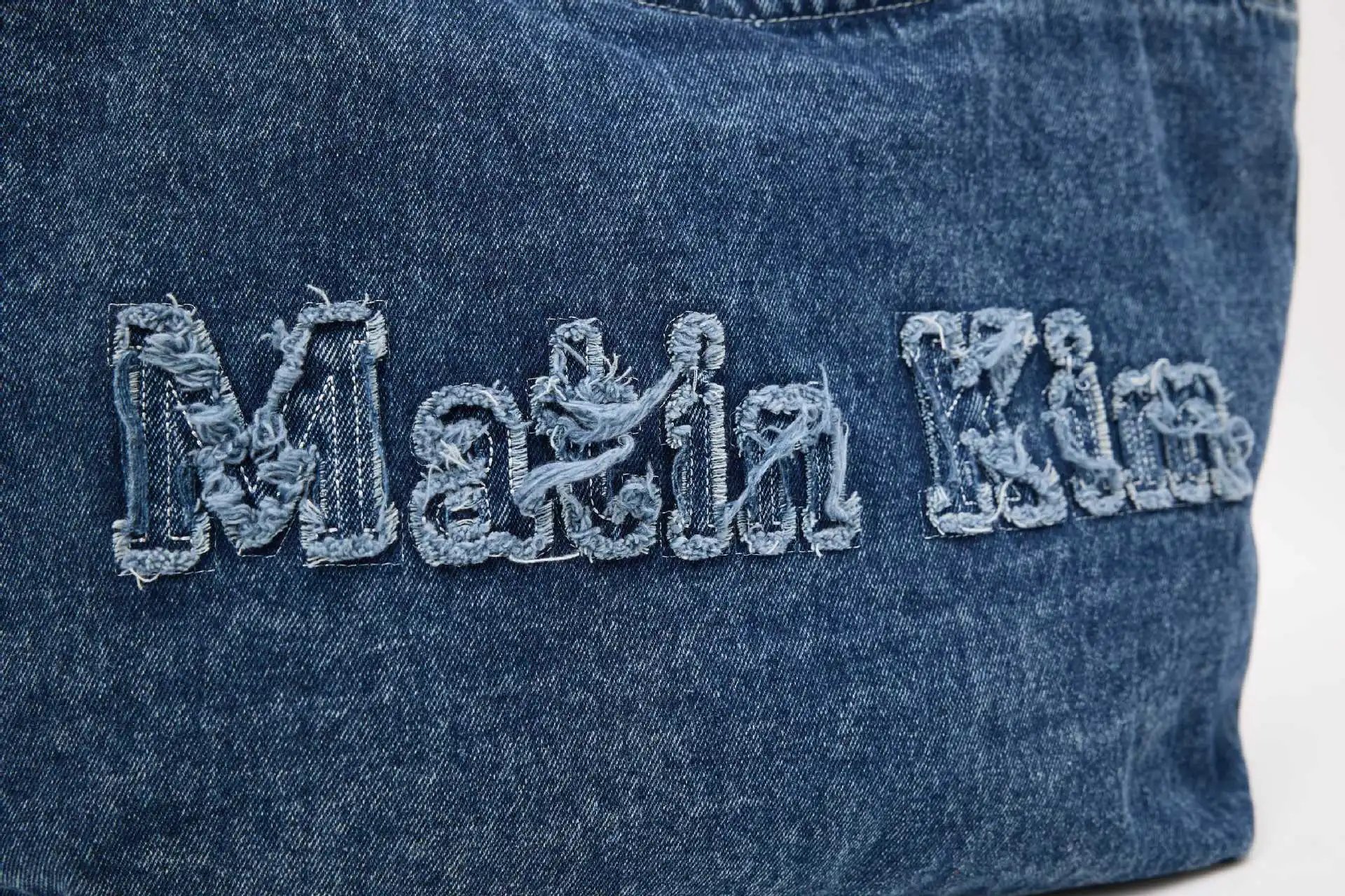 Matin Kim Denim Tote Bag Black - 26