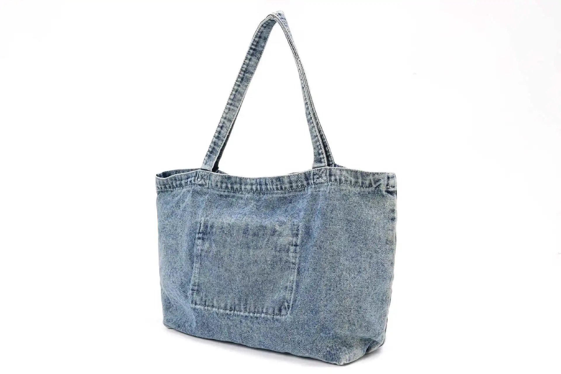 Matin Kim Denim Tote Bag Black - 31