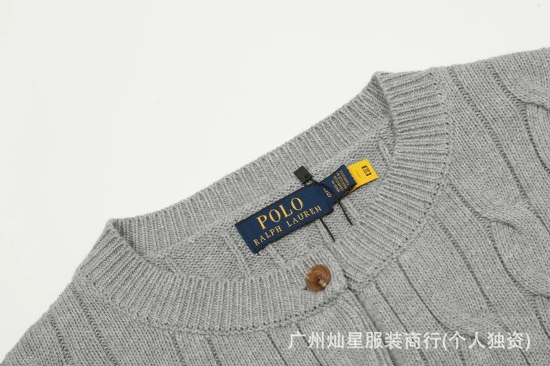 Ralph Lauren Cable Knit Cardigan Forest Green Cardigan - 23