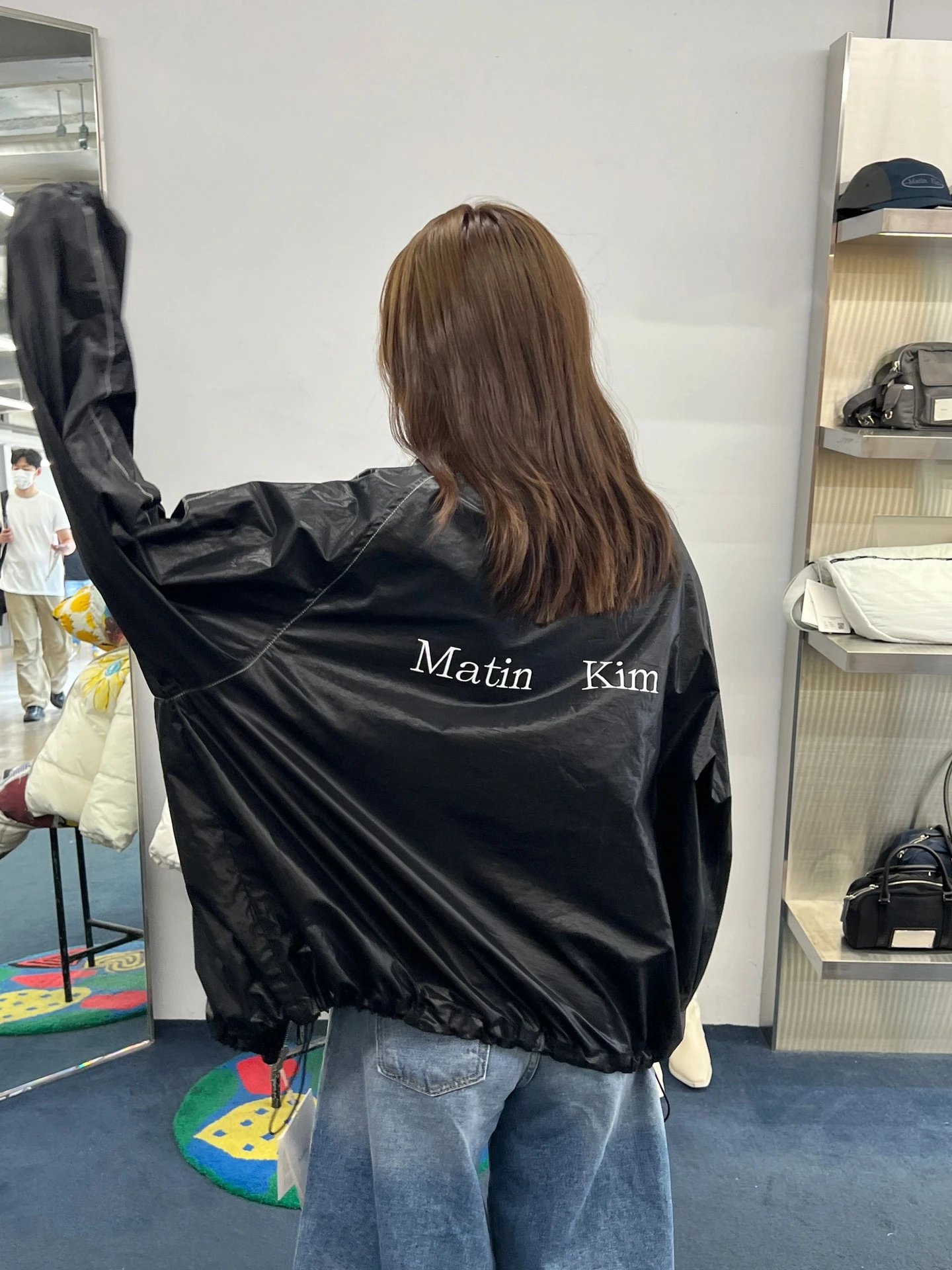 Matin Kim Windbreaker White Outerwear - 37