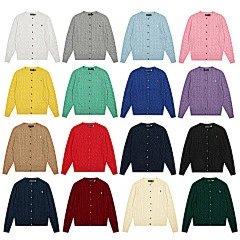 Ralph Lauren Cable Knit Cardigan Forest Green Cardigan - 3
