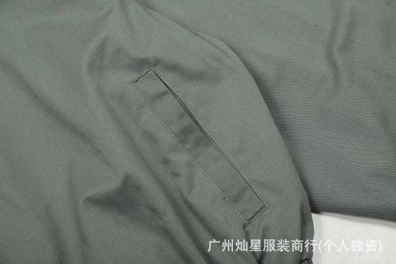 Polo Ralph Lauren Cord Collar Windbreaker Olive Green Jacket - 24