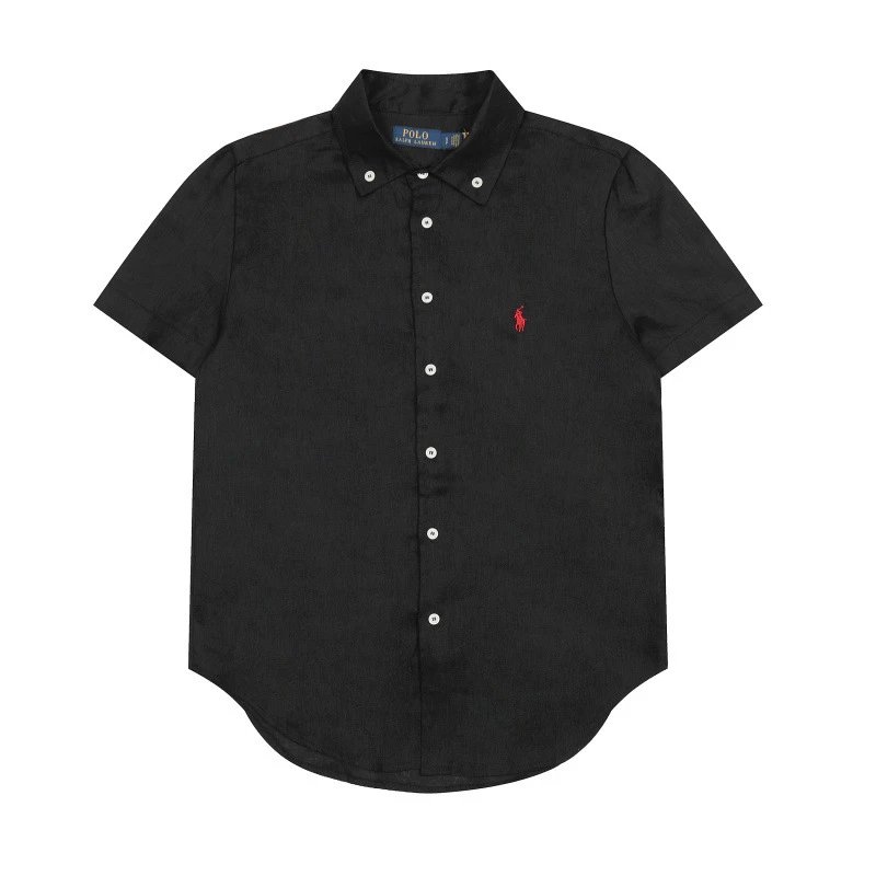 Polo Ralph Lauren Classic Fit Short-Sleeve Oxford Shirt Red - 35