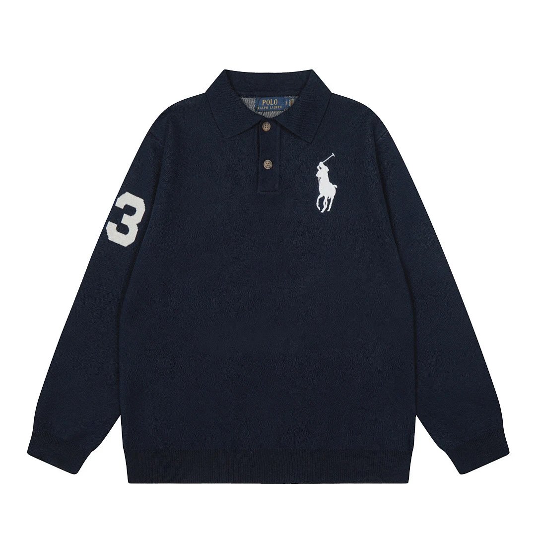 Polo Ralph Lauren Big Pony Knit Polo Navy - 31