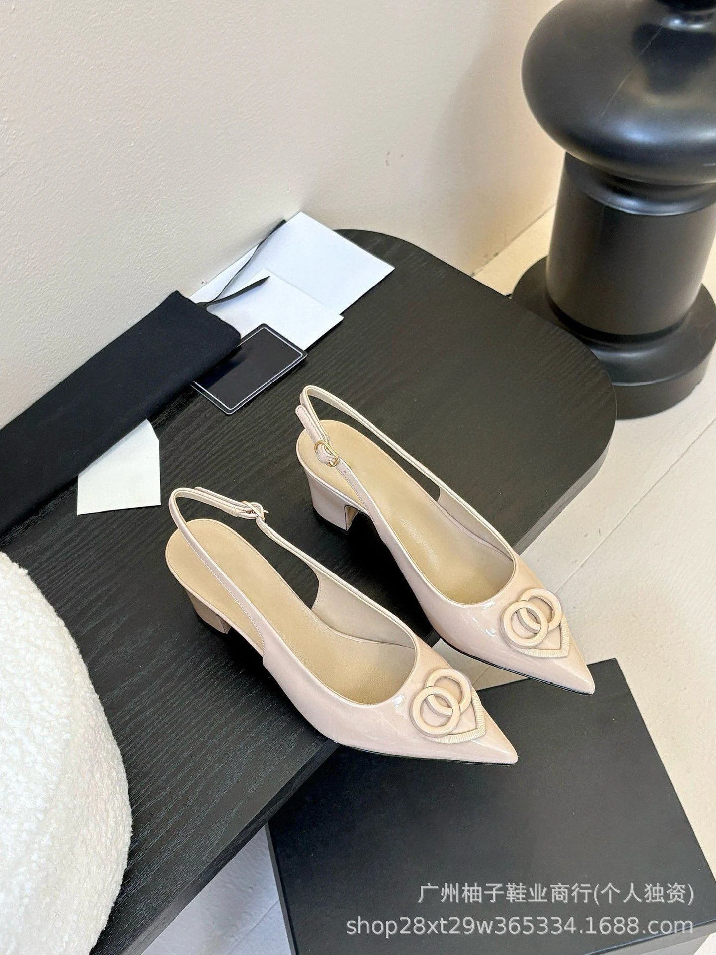 Gucci Horsebit Loafer-Style Slingbacks Black Patent Leather Heels - 13