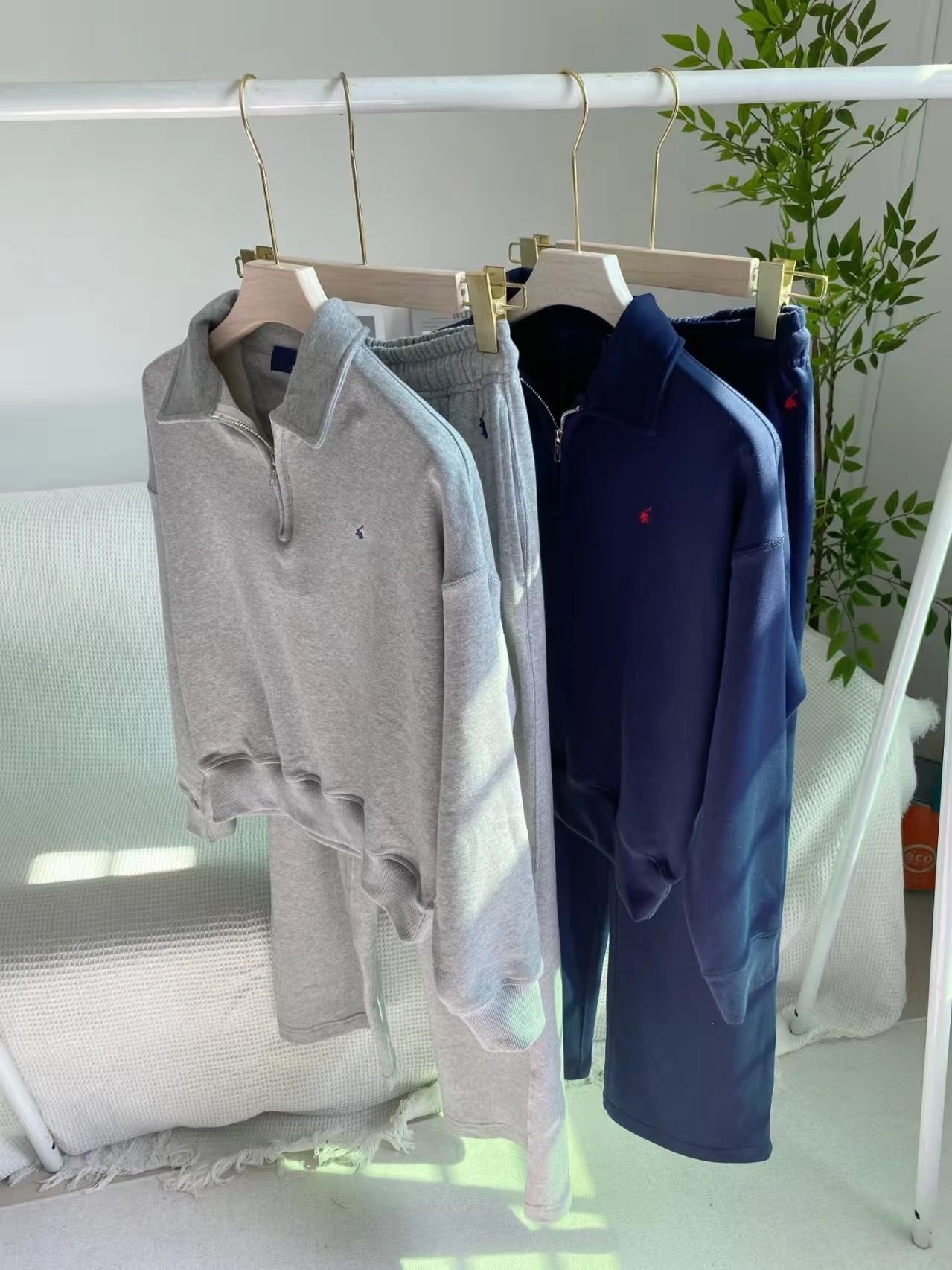 Polo Ralph Lauren Half-Zip Pullover Gray Sweatshirt - 4