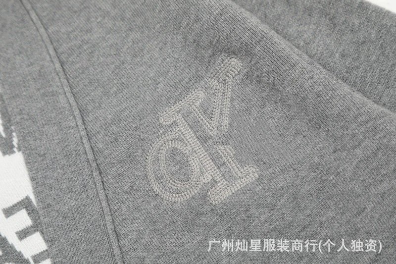 Calvin Klein Jeans Logo-Embroidered Gray Cardigan - 20