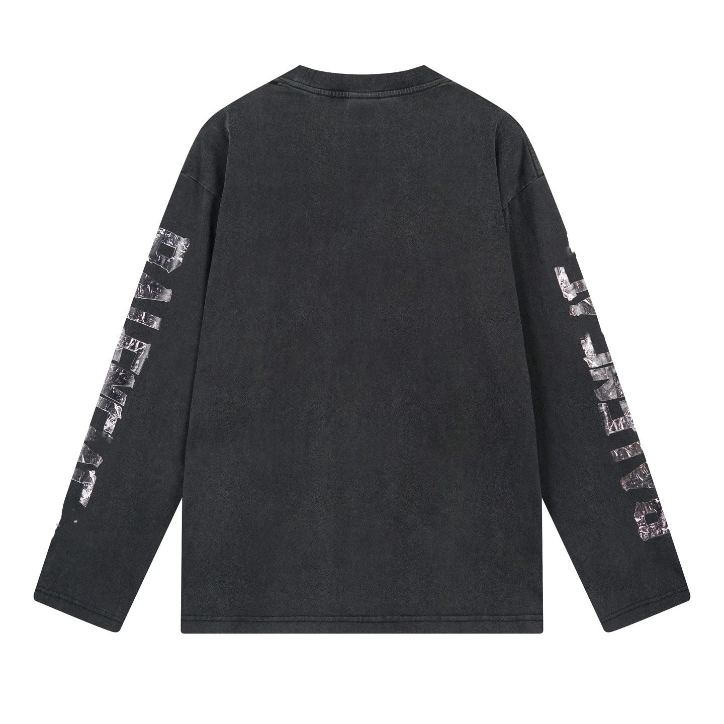 GRA Long Sleeve T-Shirt Black Washed - 7