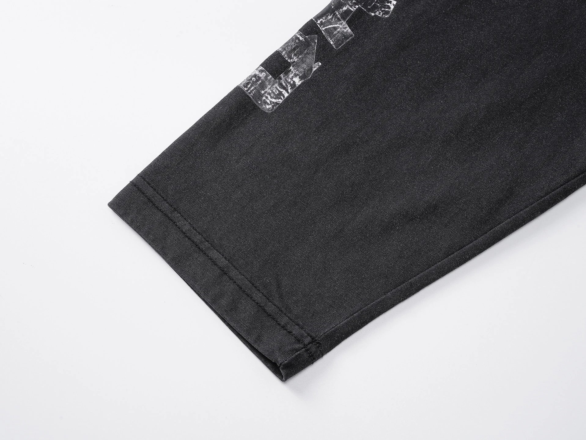 GRA Long Sleeve T-Shirt Black Washed - 10
