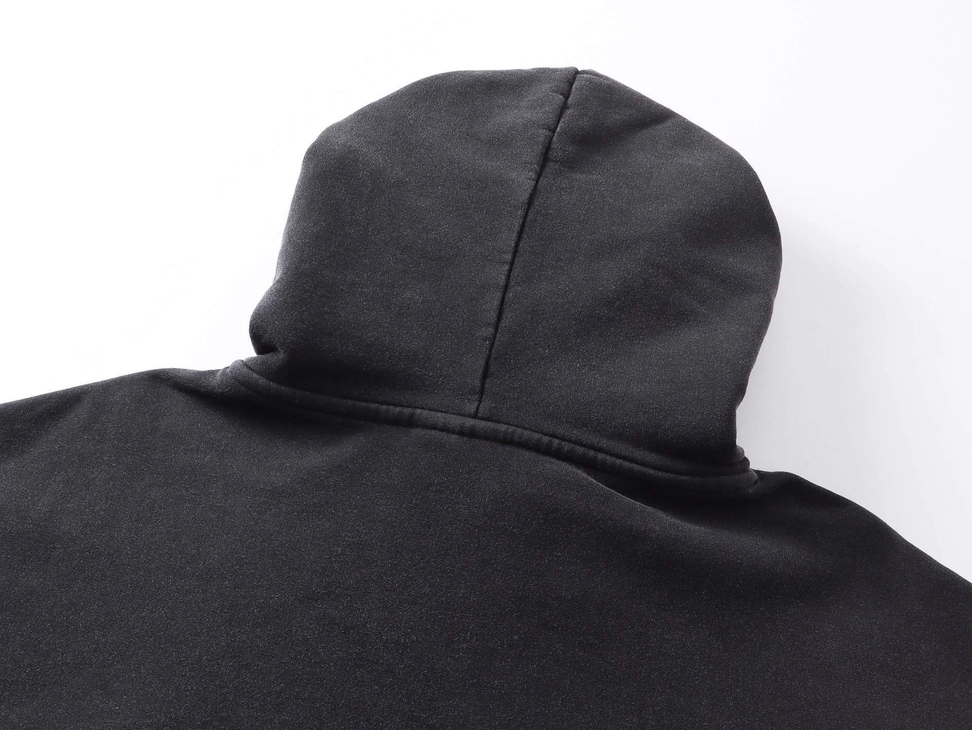 Balenciaga Distressed Logo Hoodie Black - 10