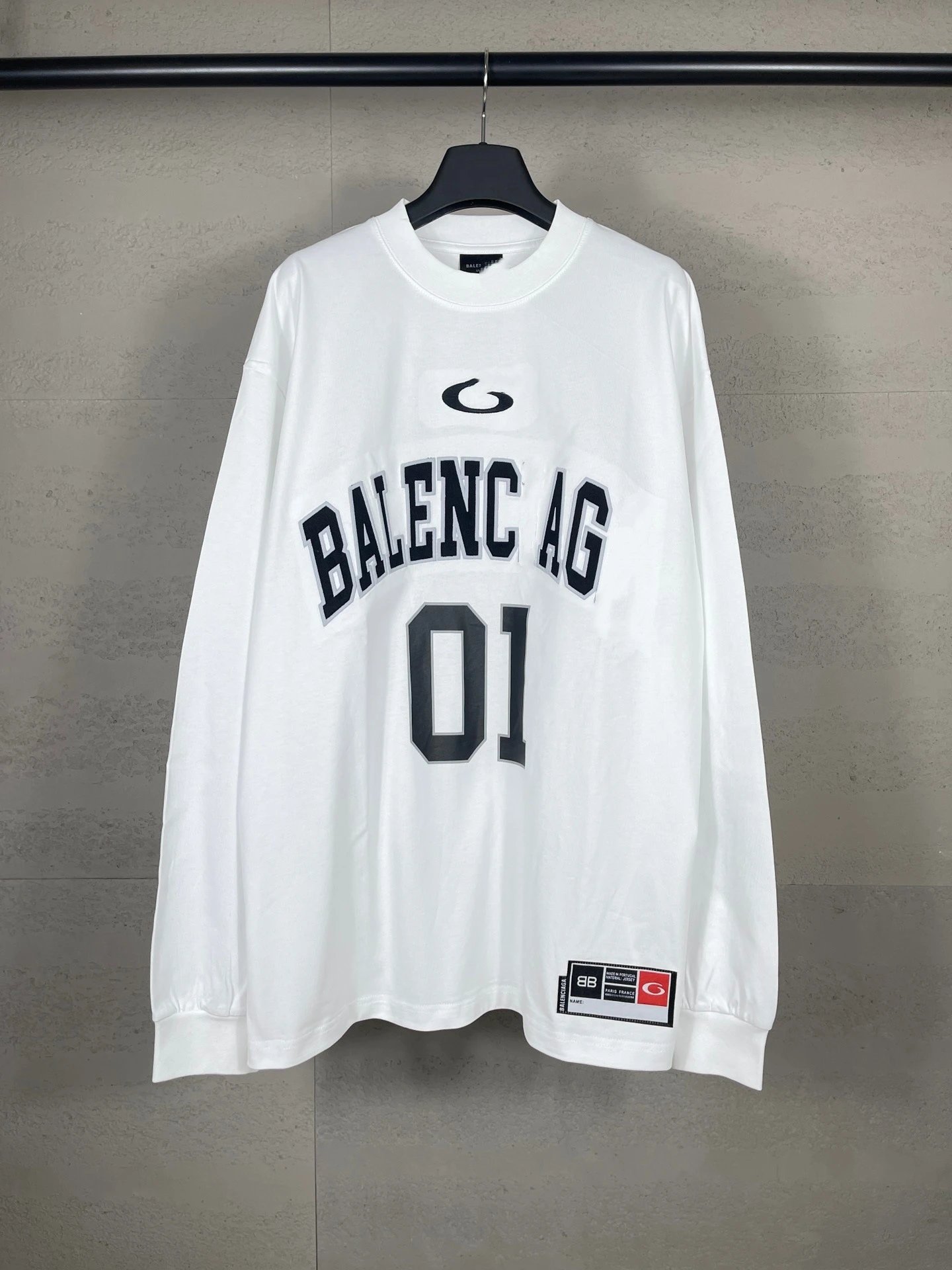 Off-White 01 Number Long Sleeve T-Shirt White - 10