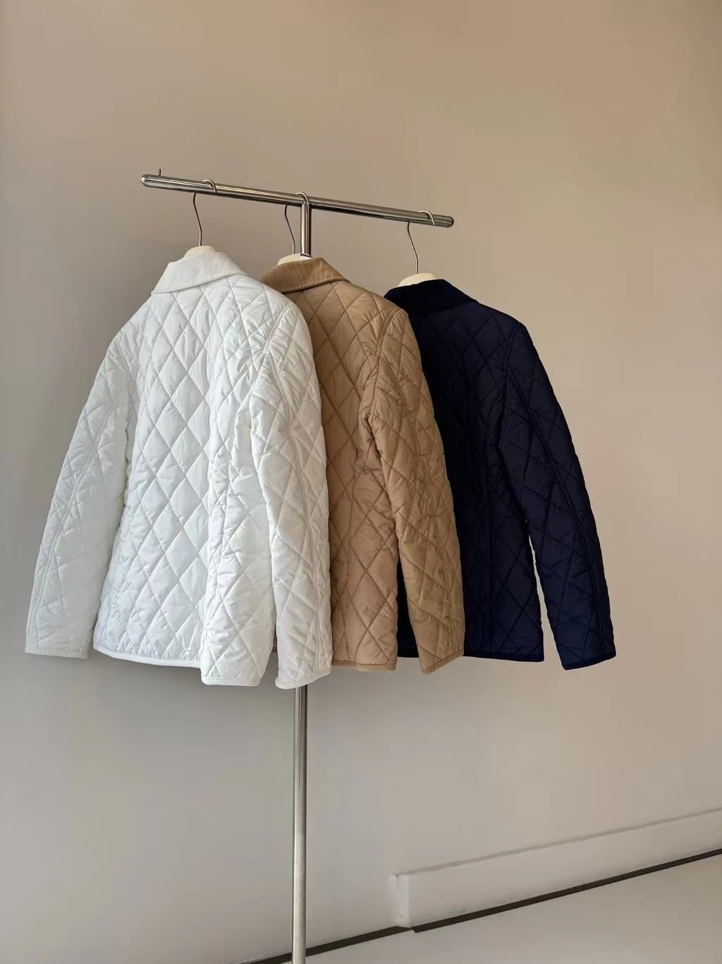 Ralph Lauren Quilted Diamond Stitch Navy Jacket - 4