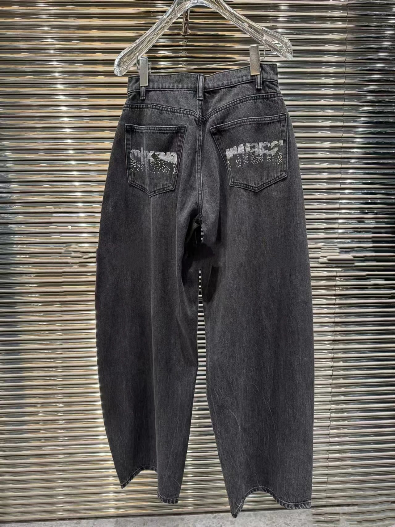 Gallery Dept. Distressed Wide-Leg Jeans Blue - 4