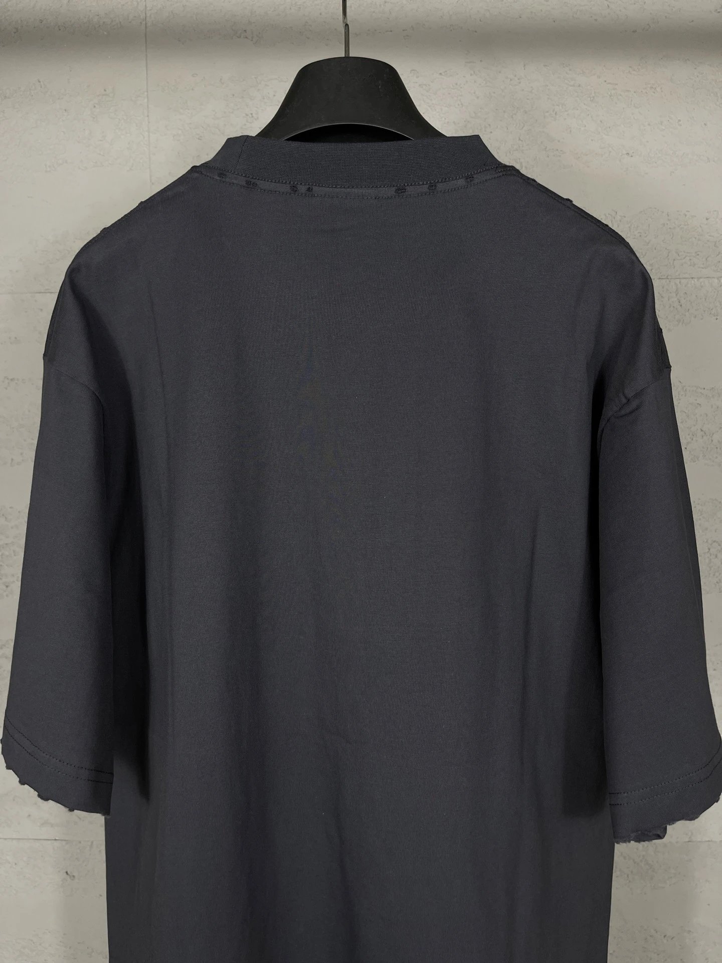 Balenciaga Ciao Bello Graphic T-Shirt Charcoal Gray - 16