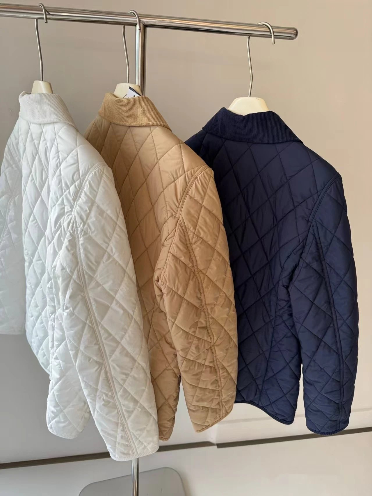 Ralph Lauren Quilted Diamond Stitch Navy Jacket - 5
