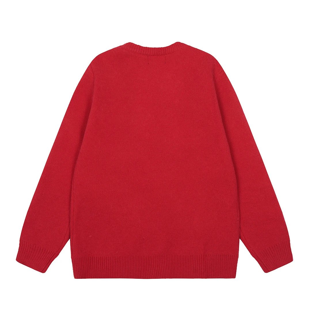 Polo Ralph Lauren Horse Motif Red Knit Sweater - 4