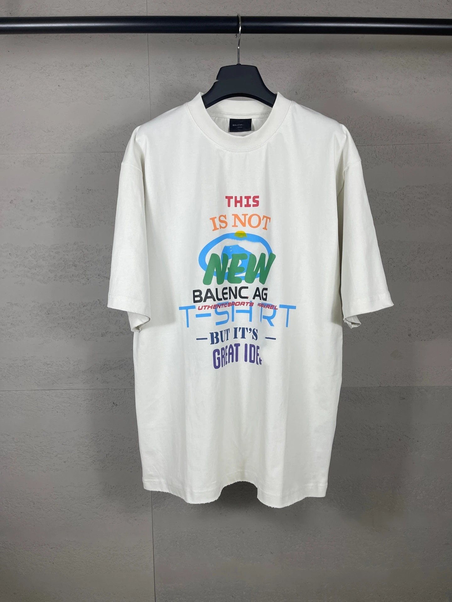 Balenciaga This Is Not New T-Shirt White - 7