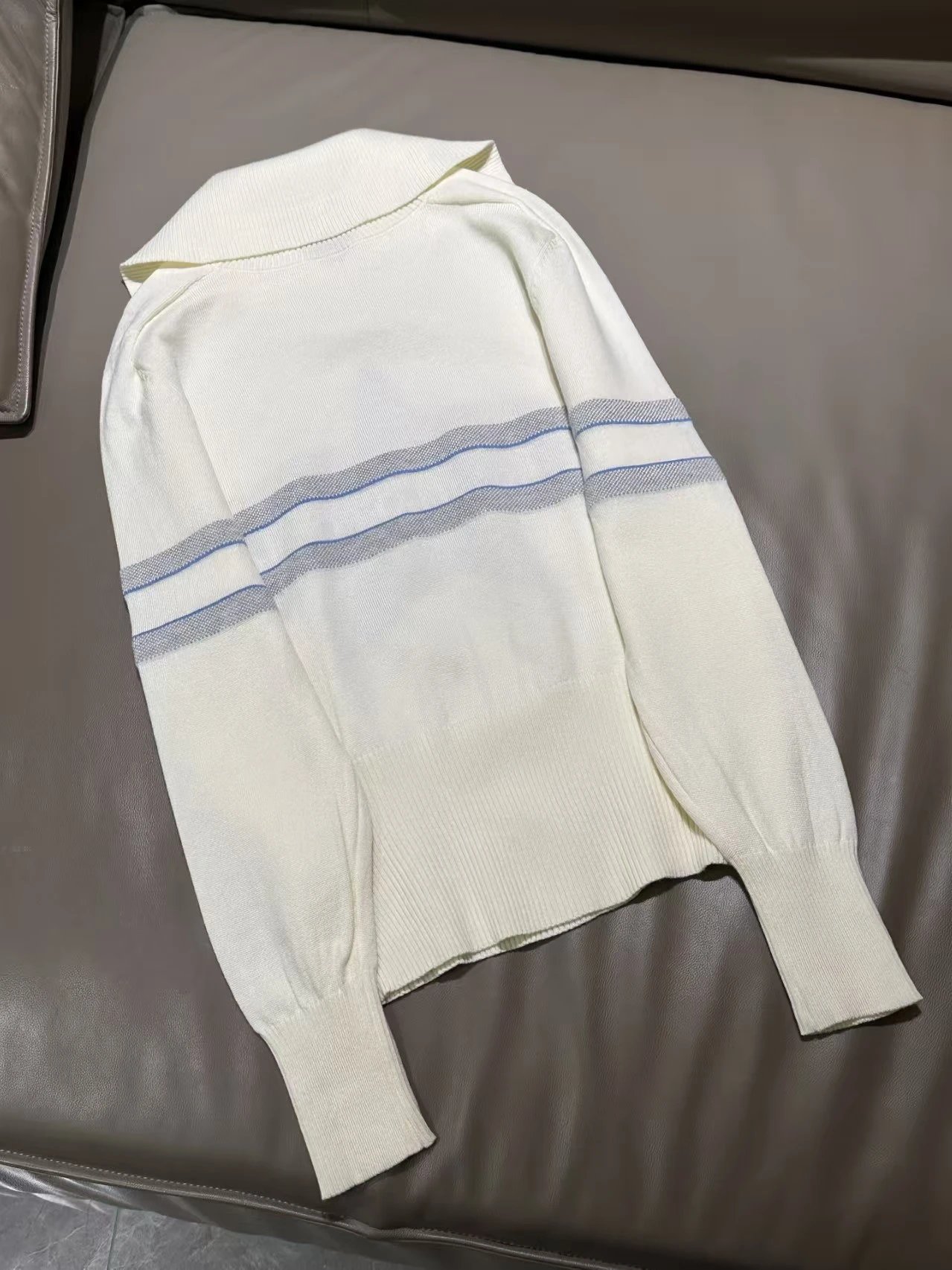 Dior Oblique Star Knit Sweater White - 5