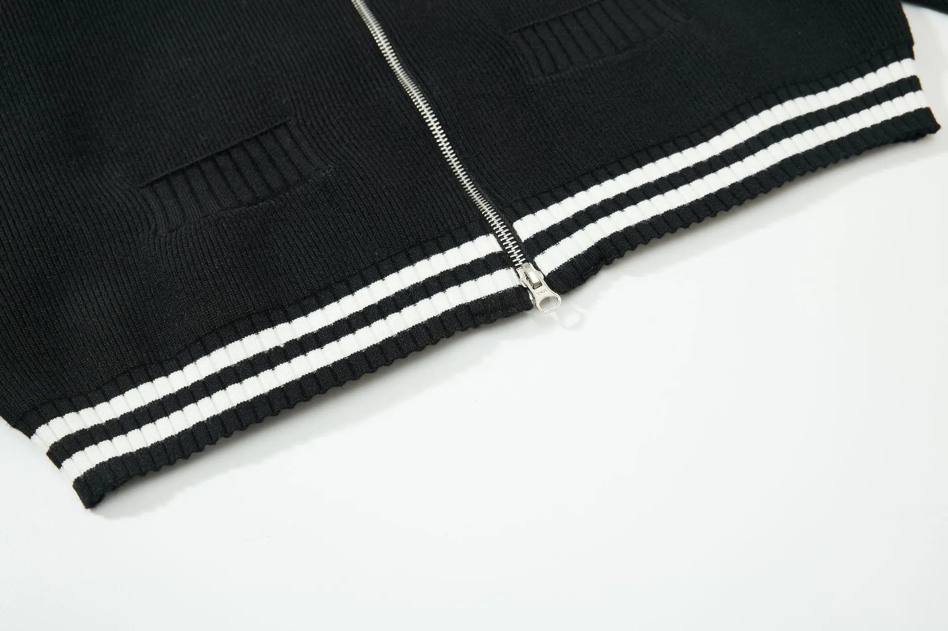 Matin Kim Logo Stripe Turtleneck Sweater Black - 33
