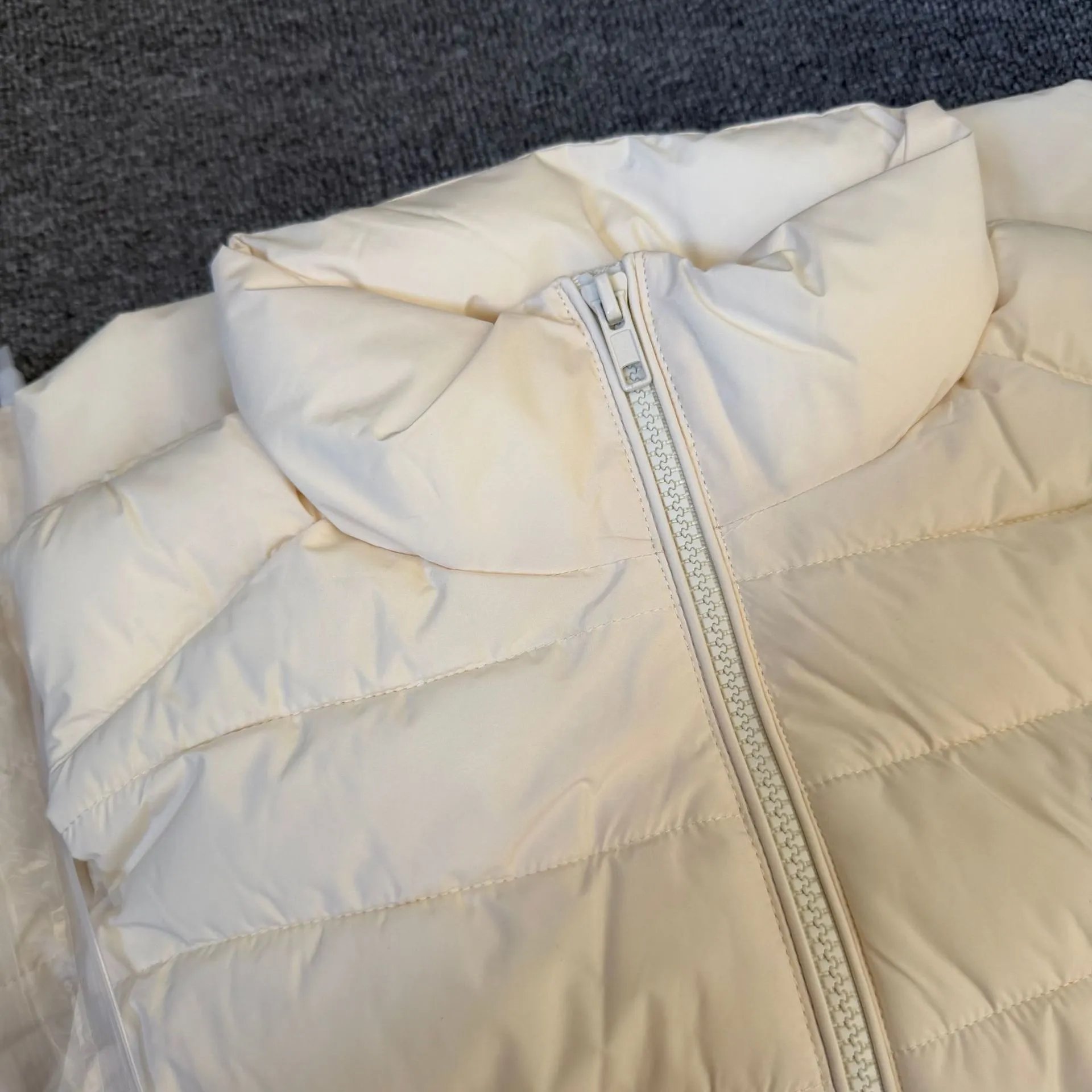 Moncler Down Jacket White Outerwear - 6
