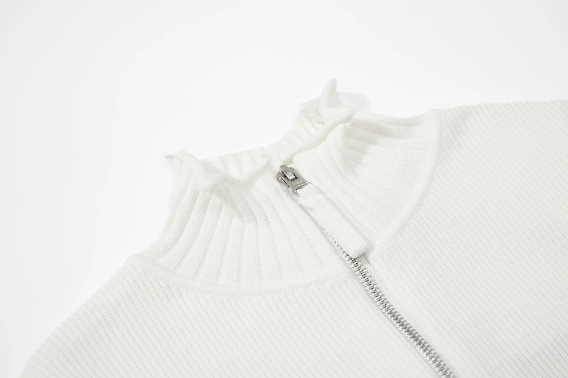 Matin Kim Logo Stripe Turtleneck Sweater Black - 40