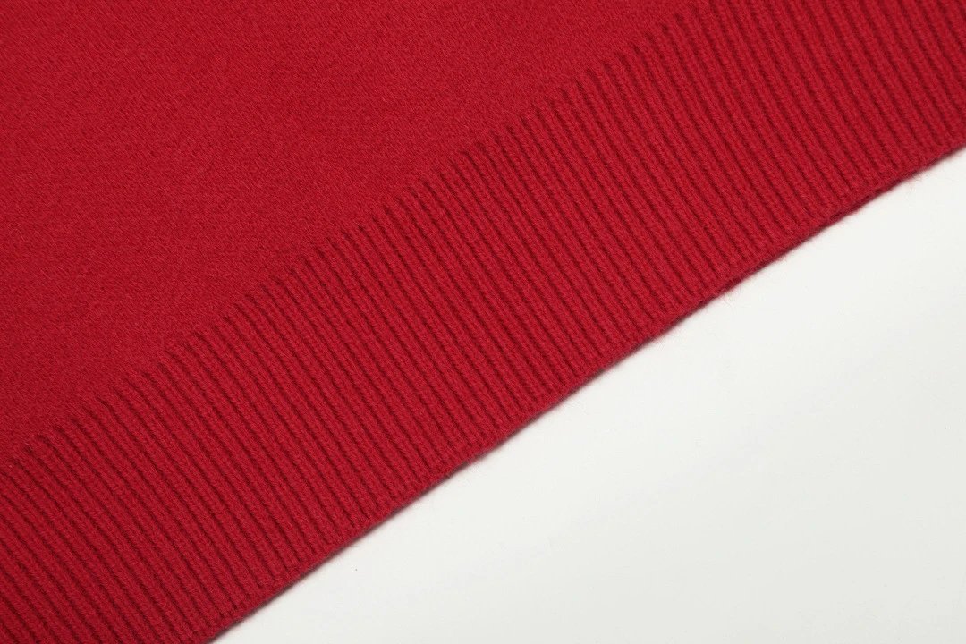 Polo Ralph Lauren Horse Motif Red Knit Sweater - 8